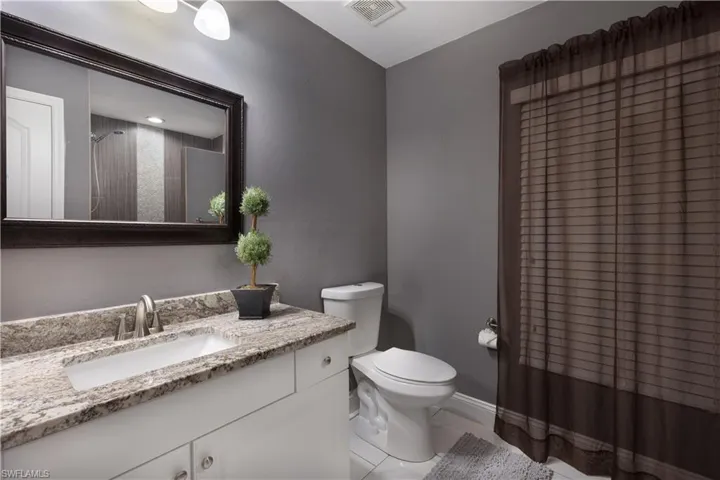 Primary Full bath with vanity
