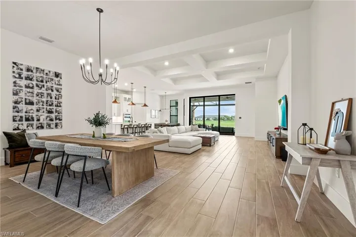 Open floor plan with Dining Area, Gathering Room, Kitchen, and Kitchen Nook
