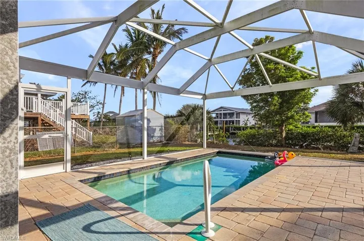 View of pool