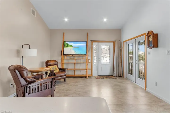 View of living area