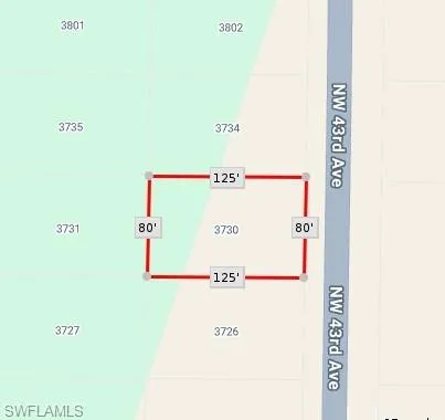 Map / location of property area