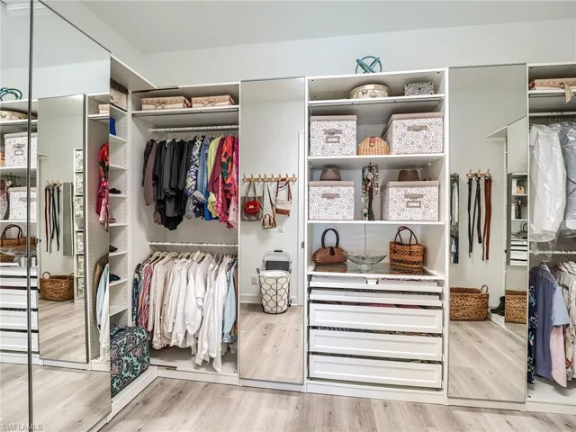 View of closet