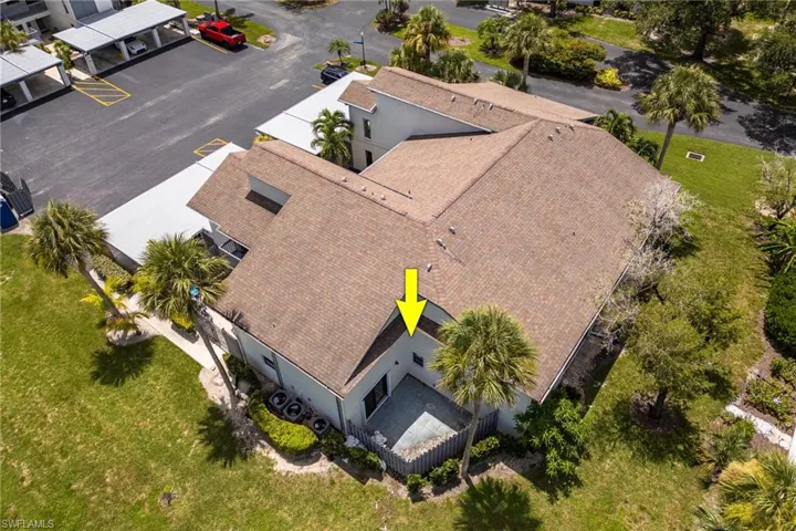 Aerial view of property and surrounding area