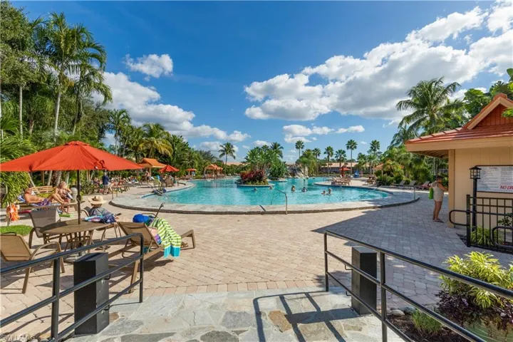 'THE" LARGEST COMMUNITY POOL IN SW FLORIDA, 11000 SF SALT WATER FILTRATED WITH  85 DEGREE WATER!ENJOY!!!!!!!!
