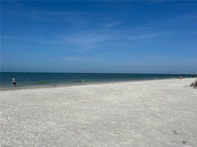 White sandy beach