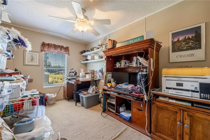Bedroom #3 has rear yard views, and a massive walk-in closet.