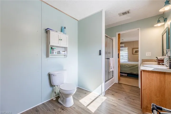 From the Dressing space, looking back toward the Master Bedroom.