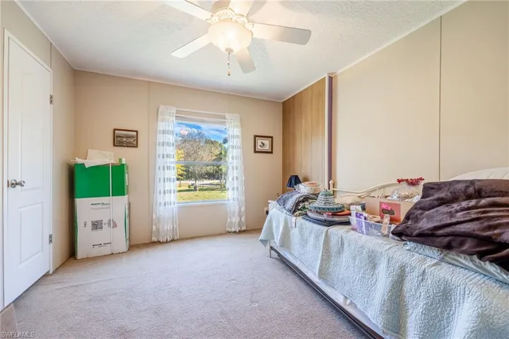 Bedroom #2 has front yard views and a large walk-in closet.