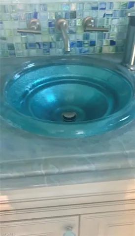 Bathroom view of vanity
