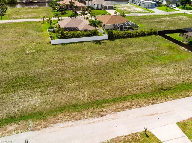 Aerial perspective of the area