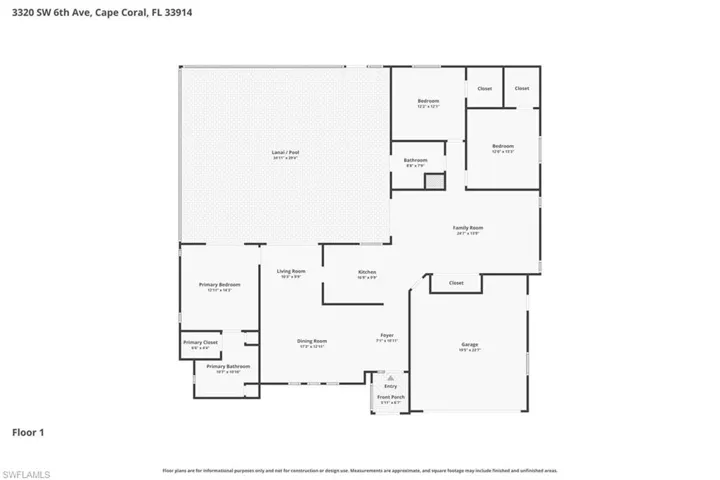 3320 SW 6th  AVE, Cape Coral, FL 33914
