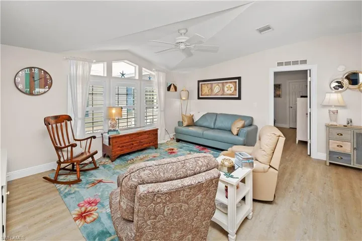 Big Wind with Plantation Blinds to filter the sunlight,