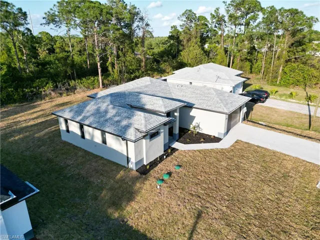 View from above of property