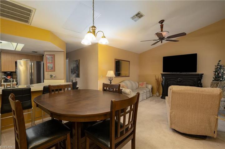 Family room/dining area