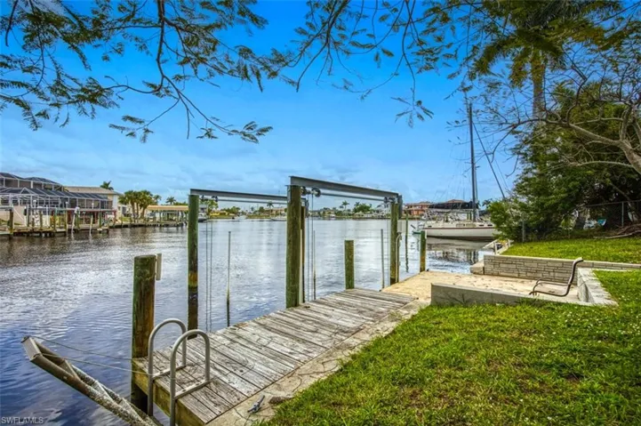 Dock and boat lift