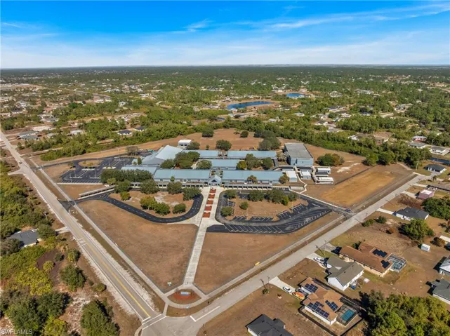 Aerial view of property and surrounding area