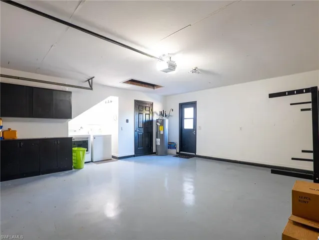 Garage with storage space
