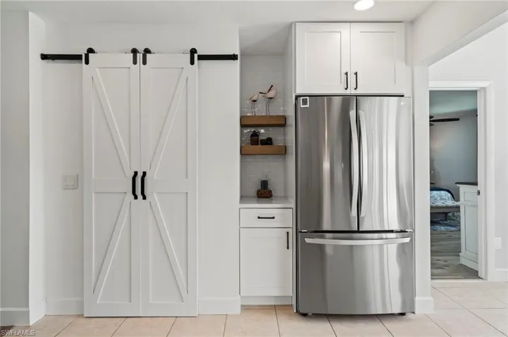 Kitchen pantry & refrigerator