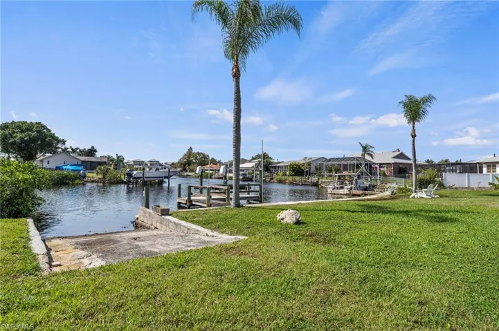 Boat Ramp on property