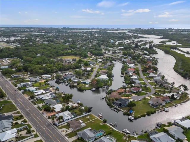 Aerial of Shakett Creek facing SW