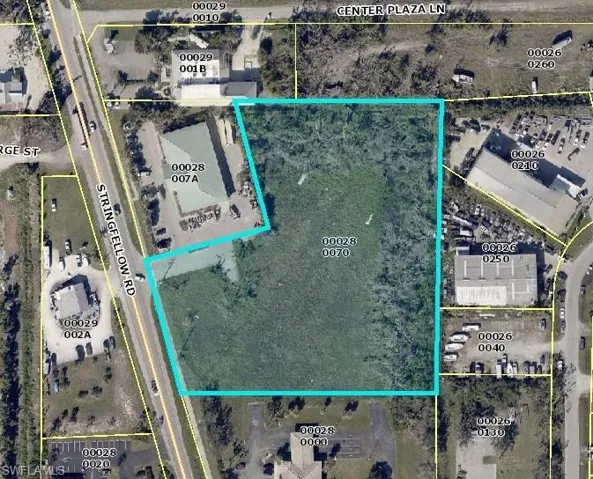 Aerial overview of property's location