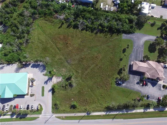 Aerial view of property's location