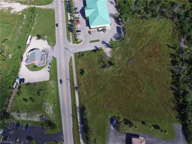 Aerial view of property's location