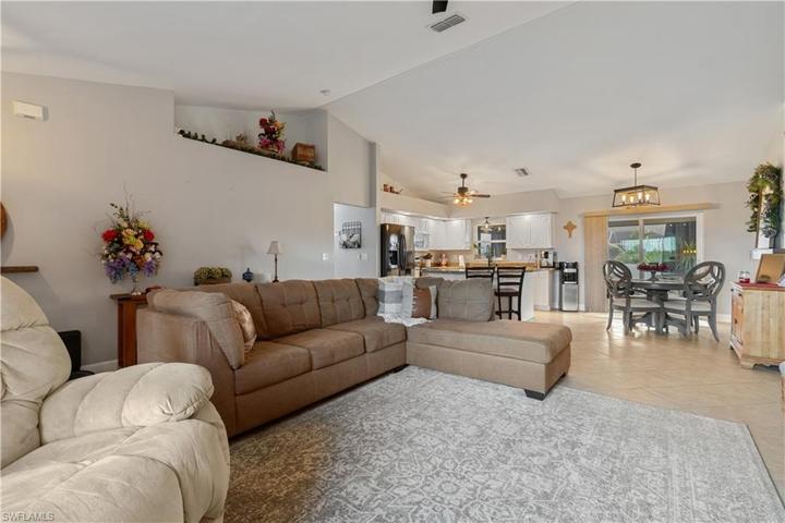 Large open concept living room