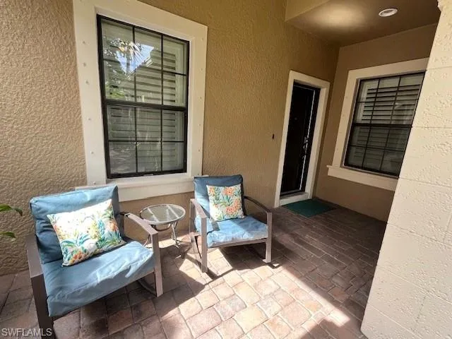 View of patio