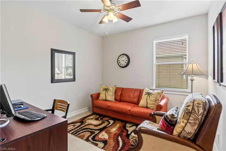 Currently used as an office but can easily converts to a 4th bedroom.