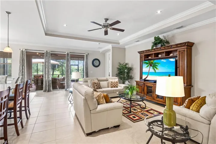 Open-concept design perfect for entertaining or relaxing, with views of the lake.