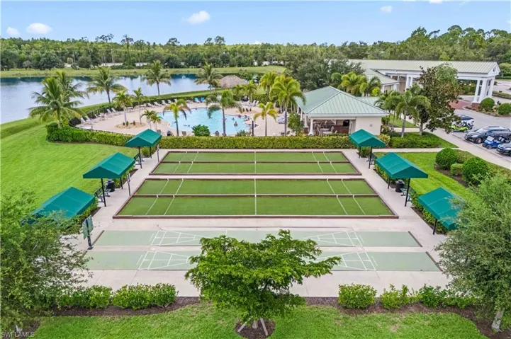 A perfect spot for residents to gather, play, and socialize in a relaxed outdoor setting.