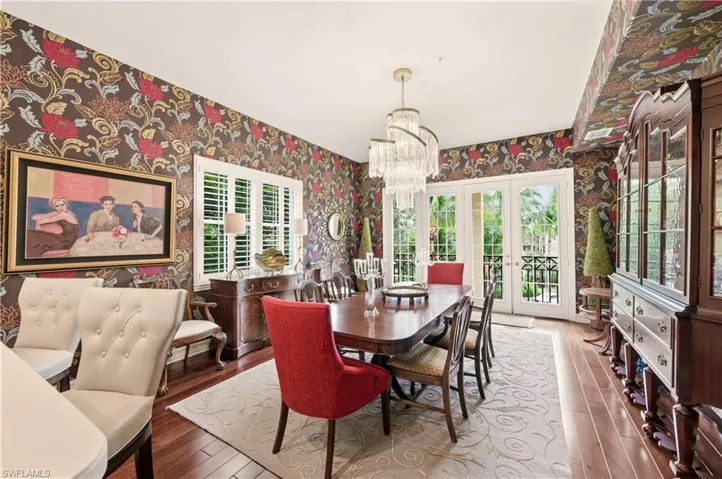 Large enough for entertaining with a balcony