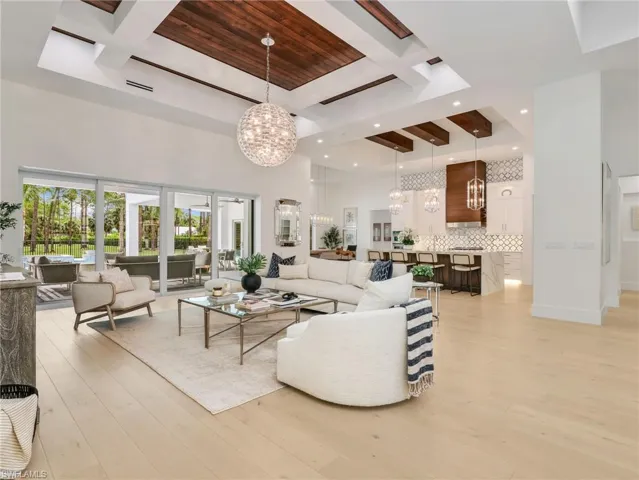 Expansive living area is perfect for entertaining