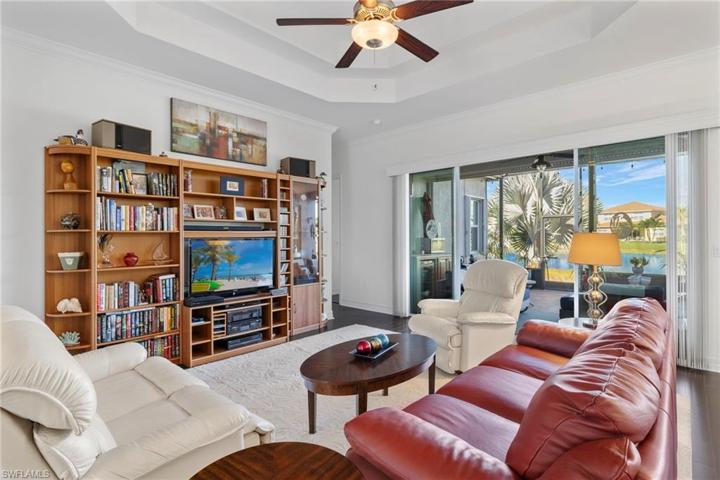 Family room open to screened in lanai.