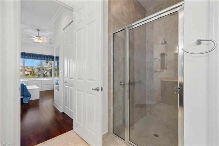 Master bath. This master bedroom has 2 walk in closets.