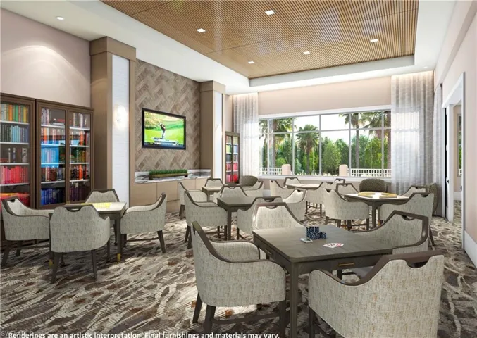 New meeting room/card room rendering