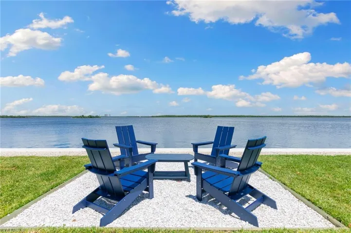 View of patio / terrace featuring a water view