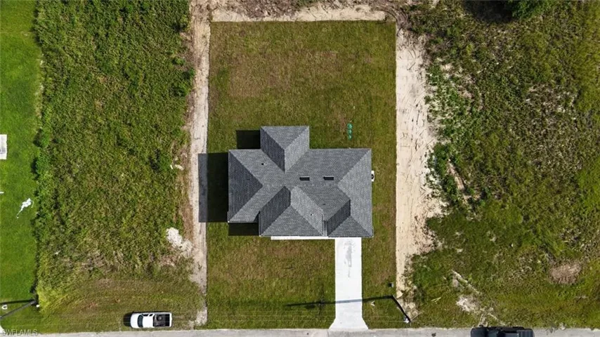 Aerial view of property and surrounding area