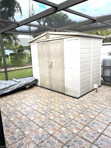 View of outbuilding