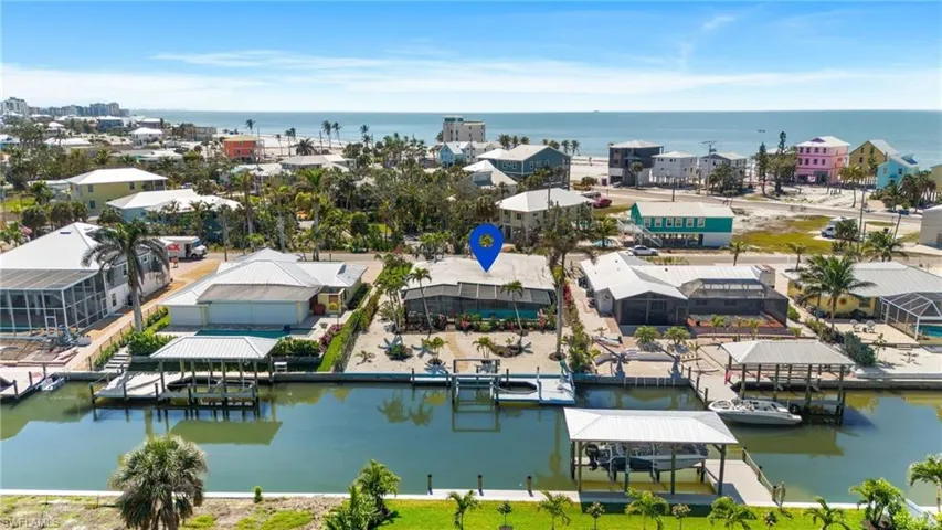 Drone / aerial view with a water view - VIRTUALLY ENHANCED
