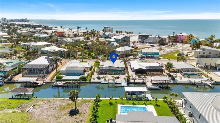 Birds eye view of property featuring a water view - VIRTUALLY ENHANCED