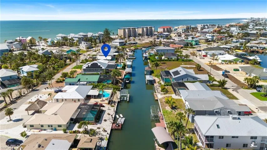 Drone / aerial view featuring a water view - VIRTUALLY ENHANCED
