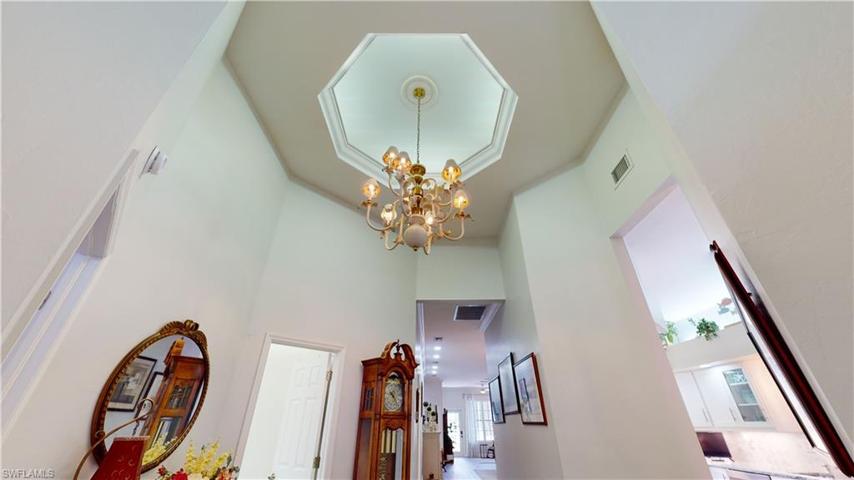 Entry Foyer with tray ceiling
