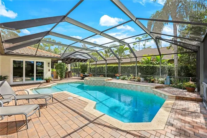 Heated saltwater pool and spa, perfect for relaxation year-round.