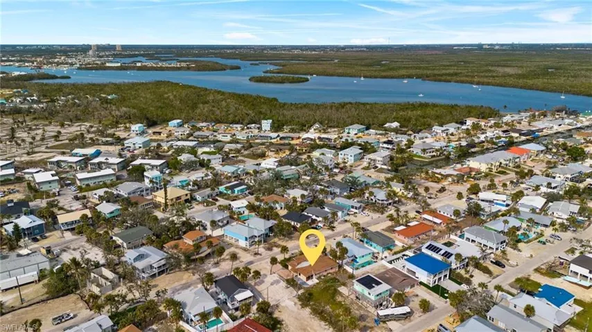 Drone / aerial view featuring a water view - - Virtually Edited Image
