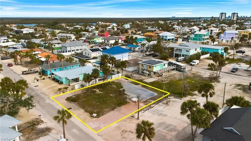 Aerial view with a residential view - Virtually Edited Image