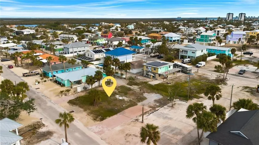 Bird's eye view featuring a residential view - Virtually Edited Image