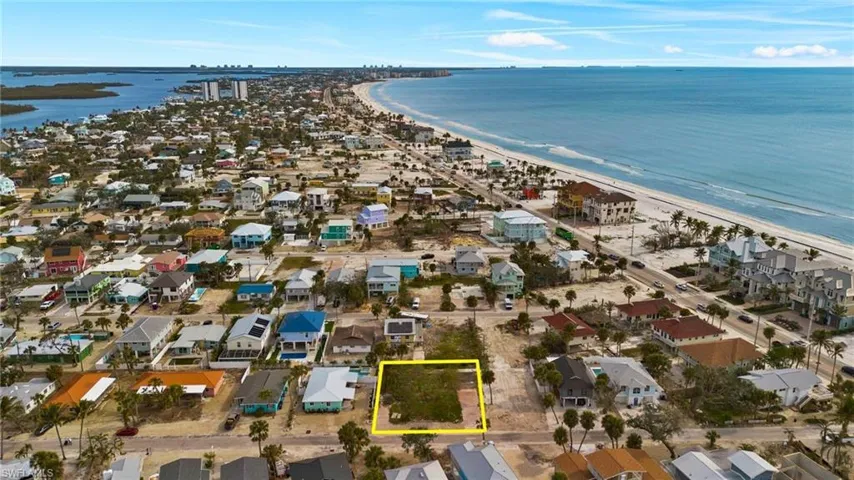 Bird's eye view with a beach view and a water view - Virtually Edited Image