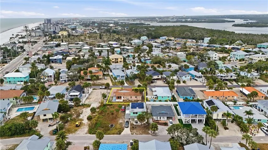 View of property location with a large body of water - Virtually Edited Image
